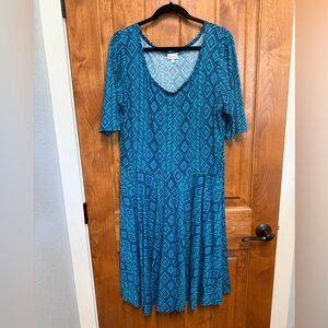 LuLaRoe Nicole Dress 3XL